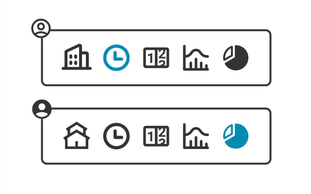 顧客ログ分析イメージイラスト